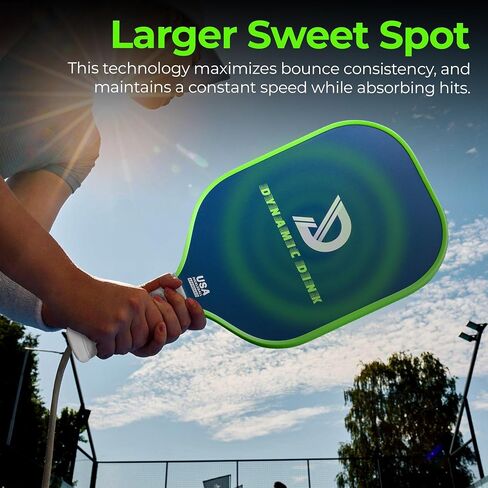 Edgeless Pickleball Paddle | USAPA Approved | Graphite Carbon Face with Large Sweet Spot | Includes Paddle Cover | Pickleball Racket Edgeless Series Pickleball Paddle in Saudi Arabia