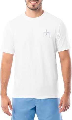 Guy Harvey Men’s Short Sleeve Cotton Graphic T-Shirt in Kuwait