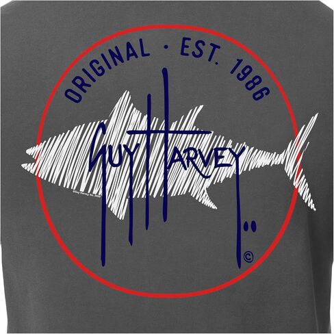 تي شيرت رجالي من القطن بأكمام قصيرة من Guy Harvey in Kuwait