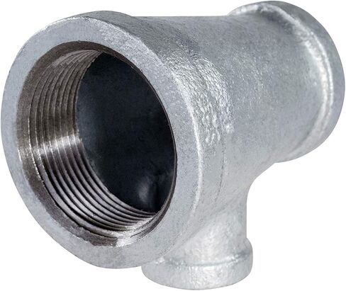 HNSU1223 1-1 / 2 "بنسبة 1-1 / 4" بواسطة 1-1 / 2 "حديد مجلفن قابل للطرق ثلاثي الاتجاه لتقليل نقطة الإنطلاق مع وصلات مترابطة أنثى in Kuwait