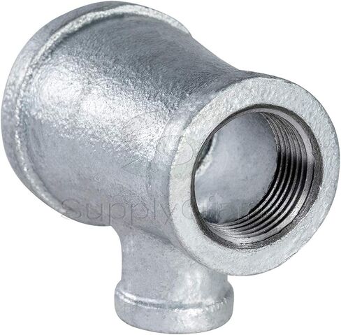HNSU1223 1-1 / 2 "بنسبة 1-1 / 4" بواسطة 1-1 / 2 "حديد مجلفن قابل للطرق ثلاثي الاتجاه لتقليل نقطة الإنطلاق مع وصلات مترابطة أنثى in Kuwait