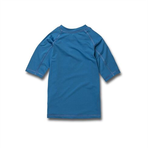 Volcom Boys' Big Lido Solid Lycra Short Sleeve Rashguard 50+ Uv Protection in Kuwait