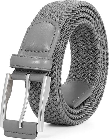 XZQTIVE Braided Stretch Belt Mens Gift Elastic Woven Belt for Golf Casual Pants Shirts Jeans in Saudi Arabia