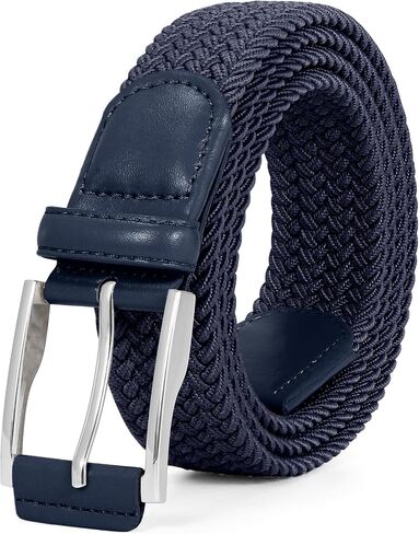 XZQTIVE Braided Stretch Belt Mens Gift Elastic Woven Belt for Golf Casual Pants Shirts Jeans in Saudi Arabia