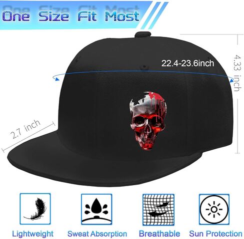 قبعات Snapback للرجال قبعات بيل مسطحة للرجال قبعة بيسبول سوداء قبعات الهيب هوب in Kuwait