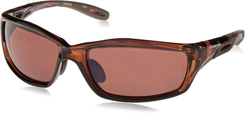 Crossfire 2117 Infinity Premium Safety Glasses, HD Brown Mirror Lens - Brown Frame in Saudi Arabia