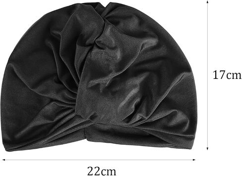 Women Pleated Fabric Swim Cap Elastic Long Curly Hair Bathing Cap Breathable Knotted Swimming Turban Non-Waterproof Swimming Hat Wrap in Saudi Arabia