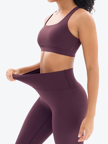 Workout Sets for Women High Waisted Leggings with Cross Back Sports Bra 2 Piece Gym Outfits Yoga Gym Clothes in Kuwait
