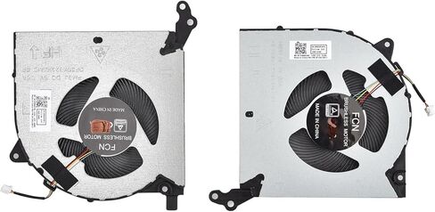 وحدة المعالجة المركزية البديلة مع مروحة تبريد وحدة معالجة الرسومات لجهاز Lenovo Legion 5-15IMH05 5-15IMH05H 5-15ARH05 سلسلة الكمبيوتر المحمول، مروحة تبريد بديلة للكمبيوتر المحمول Legion 5 P/N: 5F10S13917 5F10S13914 DC 5V in Kuwait