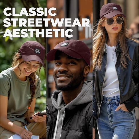 5 Panel Hat for Men - Stylish Baseball Cap, Camp Hat for Women, Casual Trucker Hat & Stylish Running Hat for Sun Protection in Saudi Arabia