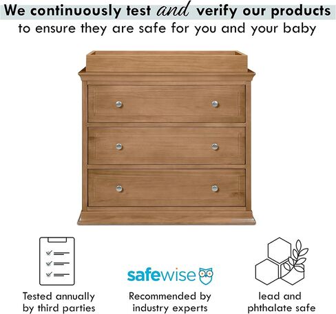 DaVinci Signature 3-Drawer Dresser in Hazelnut in Saudi Arabia