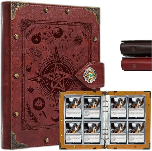 DUROTAN Trading Card Binder,4-Pocket Binder for Trading Cards Holds 240 Cards,Premium Collector Card Album for Standard Cards,Card Collection Folder for MTG,TCG,Yugioh,Game Cards in Saudi Arabia
