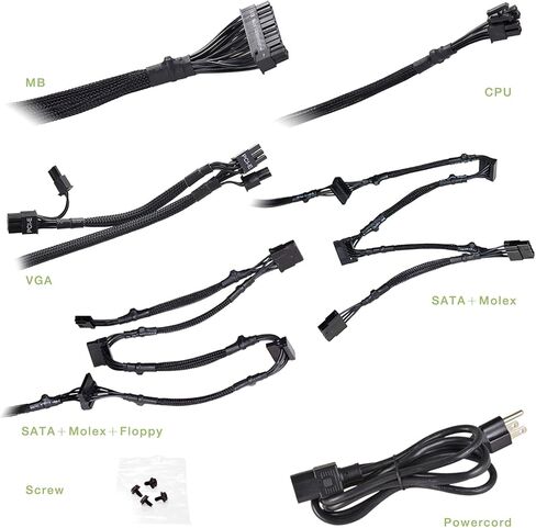 EVGA 500 GD، 80+ GOLD 500W، ضمان 5 سنوات، مصدر طاقة 100-GD-0500-V1 in Kuwait