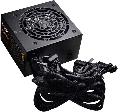 EVGA 500 GD، 80+ GOLD 500W، ضمان 5 سنوات، مصدر طاقة 100-GD-0500-V1 in Kuwait