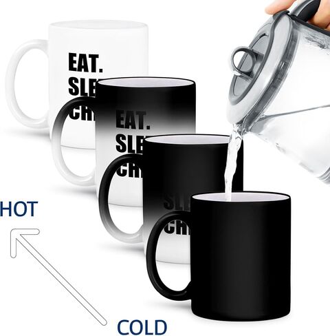 3dRose Eat Sleep Chess Player-Game Playing Passion Black Text Two Tone Mug, 11 oz in Saudi Arabia