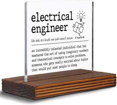 لافتة ديكور مكتبية شفافة للمهندس الميكانيكي المضحك، هدية تقدير الذكرى السنوية للعمل للمهندسين، تقدير للتقاعد، وداعًا، لوحات هدية وداع، EDC11 in Kuwait