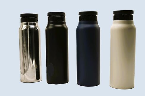 زجاجة مياه من الفولاذ المقاوم للصدأ معزولة بحلقة مغناطيسية مع حامل هاتف، دوران 360 درجة، أوضاع عمودية/أفقية، (ستانلس ستيل)، TC0023 in Kuwait