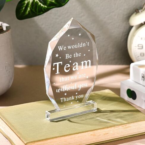 هدايا Soaoo Boss Coworker من الأكريليك للنساء، هدايا للسيدات، ملحقات مكتب يوم الرئيس، تذكار تقدير الرئيس ووزن الورق لمدير التقاعد، عيد الميلاد، هدايا مكتب الرجال (رئيس) in Kuwait