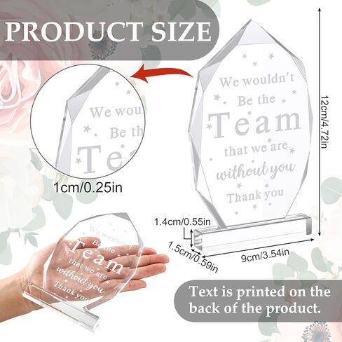 هدايا Soaoo Boss Coworker من الأكريليك للنساء، هدايا للسيدات، ملحقات مكتب يوم الرئيس، تذكار تقدير الرئيس ووزن الورق لمدير التقاعد، عيد الميلاد، هدايا مكتب الرجال (رئيس) in Kuwait