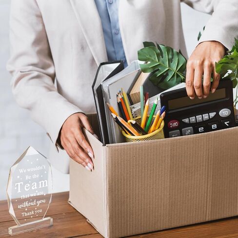 هدايا Soaoo Boss Coworker من الأكريليك للنساء، هدايا للسيدات، ملحقات مكتب يوم الرئيس، تذكار تقدير الرئيس ووزن الورق لمدير التقاعد، عيد الميلاد، هدايا مكتب الرجال (رئيس) in Kuwait