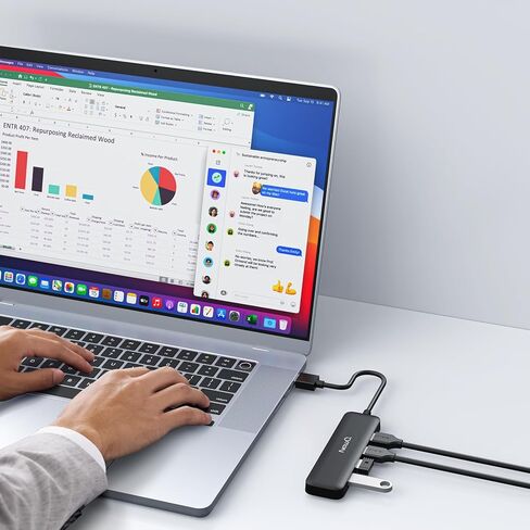 موزع USB 4 منافذ NewQ 4 في 1 USB 3.0 موزع USB صغير الحجم، محول USB محمول فائق النحافة بسرعة 5 جيجابت في الثانية متوافق مع نظام التشغيل MacOS/Windows وXbox ومحرك الأقراص المحمول والأقراص الصلبة المحمولة ولوحة المفاتيح والماوس وما إلى ذلك in Kuwait