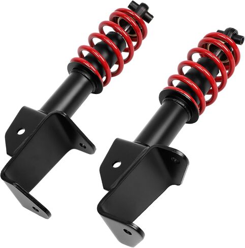 Yamaha G29 Front Shocks Absorbers Fit Yamaha G29 Drive Golf Carts Passenger and Driver Side OEM JW2-F3390-00-00 JW2-F3350-00(Black) in Kuwait