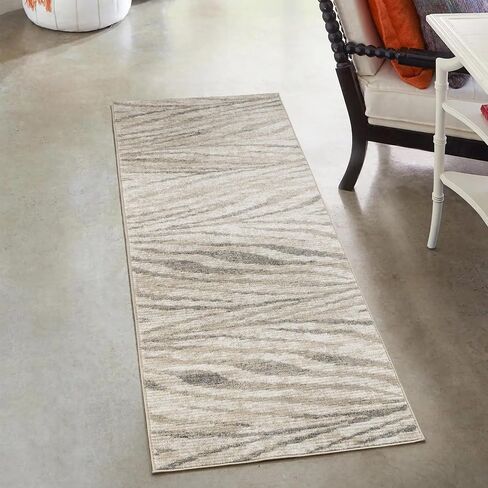 Gertmenian Indoor Machine Woven High Traffic Area Rugs | 2x8 Runner, Tondo, Blue, 27509 in Saudi Arabia