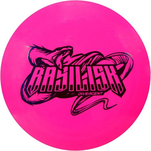 Divergent Discs Basilisk Long Range Disc Golf Driver for Beginners | Easy-to-Throw Max Grip Plastic in Saudi Arabia