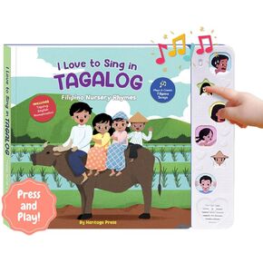 I Love to Sing in Tagalog, Musical Baby Sound Books for Toddlers 1-3, Tagalog Baby Books, Tagalog Books for Children, Interactive Songbook, Filipino Baby Book, Heritage Press