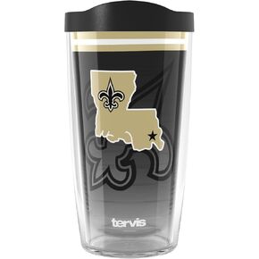 tervis NFL نيو أورليانز القديسين للأبد معزول بهلوان، 24oz، كلاسيكي