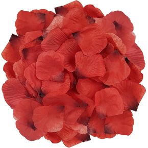 500 Pcs Rose Petals, Artificial Rose Flowers, Silk Rose Petals for Bedroom, Wedding, Confession, Engagement Decorations (500, White)