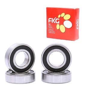 FKG 10Pcs 6003-2RS 17x35x10mm Double Rubber Seal Deep Groove Ball Bearing
