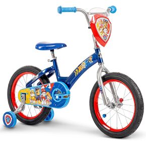 Huffy Paw Patrol Kids' Bikes, Sizes 12/16 Inch, Beginner Rider, Multiple Designs and Color Options Available, Removable Training Wheels Included, Fun Paw Patrol Graphics