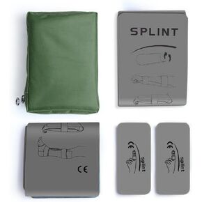 Splints -Medical Splint Roll Fold Finger Splint 3 Piece for Neck, Leg, Knee, Foot, Wrist, Hand, Arm Injuries … (Orange) in Saudi Arabia