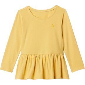 GAP Baby Girls' Long Sleeve Peplum Tee