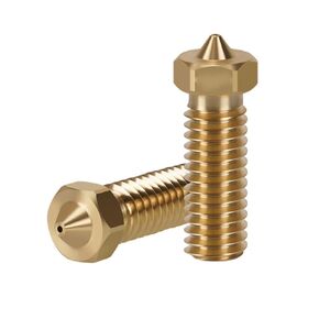 3D Printer Extruder Nozzles, M6 Thread Volcano High Flow Nozzles 1.75mm/1.2mm for Elegoo Neptune 4/Pro/4 Max (Hardened Steel)