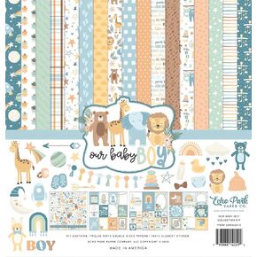 Echo Park Collection Kit 12"X12" - Our Baby Boy