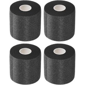 PATIKIL Foam Pre Wrap Athletic Tape 2.75 Inch x 30 Yards, 4 Rolls Non-Adhesive Prewrap Headbands for Hair Soccer Sport Wrists Elbows Knees Ankles, Orange