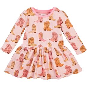 Mud Pie Baby Girls Children Cowgirl Tshirt Dress
