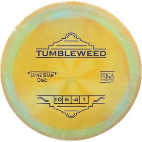 Lone Star Disc Bravo Tumbleweed | Understable Disc Golf Distance Driver | Durable & Smooth Premium Plastic | Easy Distance for Beginners | Colors May Vary