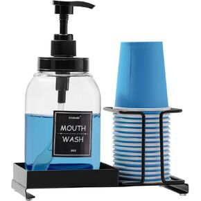 4 أوقية 50 عبوة صغيرة من أكواب غسول الفم للحمام للاستعمال مرة واحدة، أكواب ورقية للحمام، أكواب ورقية إسبرسو، أكواب ورقية صغيرة للوجبات الخفيفة، إسبرسو الحمام مثالية للمنزل والشقق السكنية RVS Campers (أسود) in Kuwait