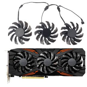 T128010SU 75mm GTX1060 GTX1070 GTX1080 Graphics Card Fans for GIGABYTE AORUS GTX 1060 1070 1080 Ti G1 Gaming GV-N98T GTX 980 970 960 NTITANX GPU
