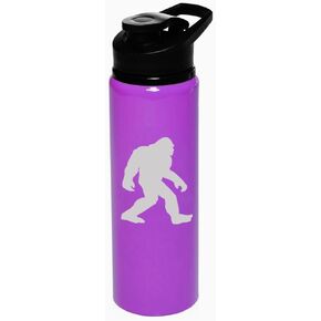 25 oz Water Bottle Sports Travel Mug Bigfoot Sasquatch (Charcoal)