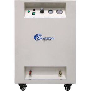 California Air Tools 8010SPC 1.0 HP Ultra Quiet and Oil-Free Air Compressor in Sound Proof Cabinet with Wheels, 8 Gallon Steel Tank, 40 dBA Noise Level