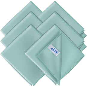 MR.SIGA Ultra Fine Microfiber Cloths for Glass, Pack of 12, 35 x 40cm 13.7" x 15.7"