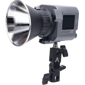 Amaran COB 60x S Bi-Color LED Monolight - 65W Point-Source Light with Bowens Mount, Dual NP-F Battery Plate, Compact for Video, Film, Photo, Streaming