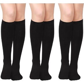 Olreco Knee High Socks for Women Knee Socks for Women Long Socks Tube Socks Tall Socks Striped Socks Halloween Socks Cotton
