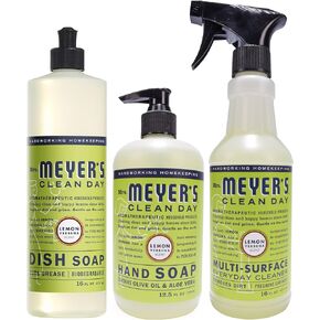 السّيدة. مجموعة أساسيات المطبخ من MEYER'S CLEAN DAY، تتضمن: منظف متعدد الأسطح، صابون لليدين، صابون الأطباق، رائحة اللافندر، عبوة من 3 قطع in Kuwait