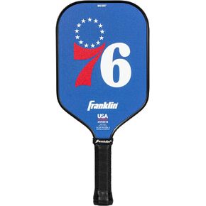 مجداف كرة البيسبول من Franklin Sports NBA - مجاديف كرة البيسبول الرسمية لفريق NBA - USAP (USAPA) مجاديف كرة Pickleball عالية الجودة معتمدة - شعارات الفريق الأصلية + الألوان