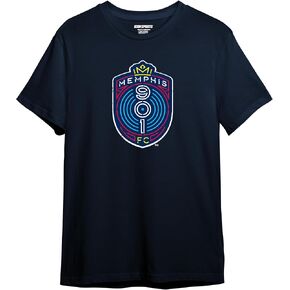 Icon Sports Youth Kids USL Soccer Club Graphic Print Logo Short Sleeve Cotton T-Shirt